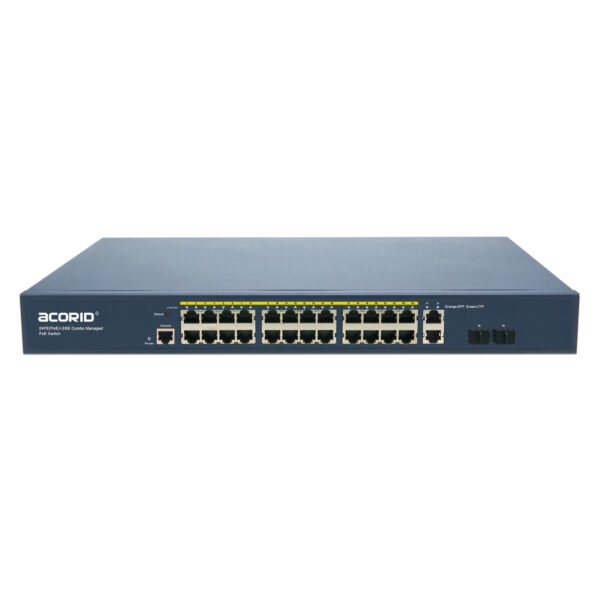 ACORID POE SWITCH LS7700G-24P2C-L2M