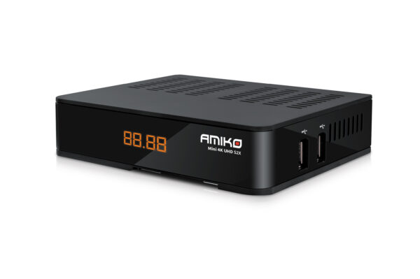 AMIKO MINI 4K UHD COMBO S2X- T2C ( satellite +Terrestrial)