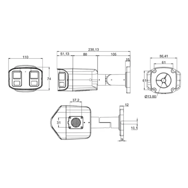 PANORAMIC IP CAMERA (Dahua) Compatible - Image 4