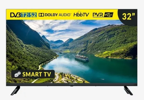 Kiano Elegance TV 32" Smart LED, 1366x768 HD, Android, WiFi, DVB-T2/S2, HDMI - Image 3